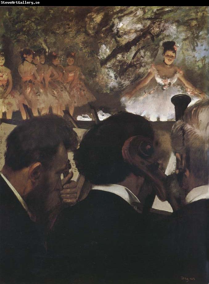 Edgar Degas Musician